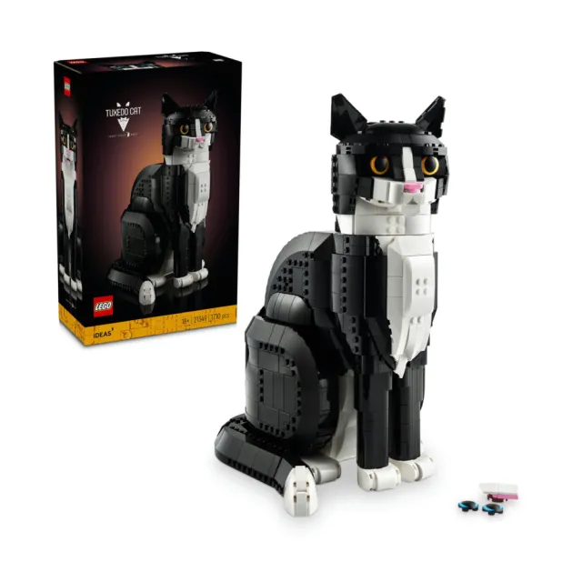 【LEGO 樂高】Ideas 21349 賓士貓(玩具積木 動物模型 玩偶 貓咪積木 居家擺飾  收藏品 禮物 送禮推薦)