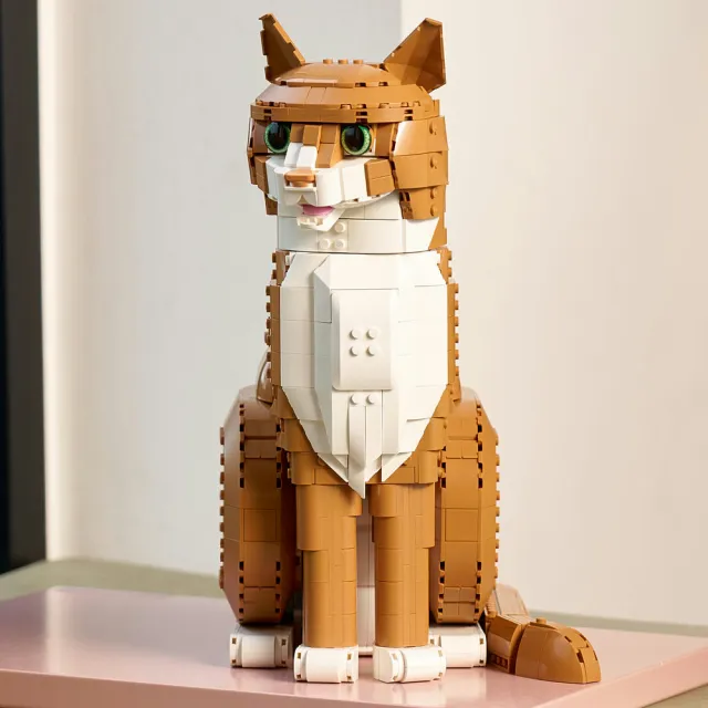 【LEGO 樂高】Ideas 21376 橘貓(動物玩具 玩偶 模型 收藏品 貓奴積木 益智 禮物 居家擺飾 送禮推薦)