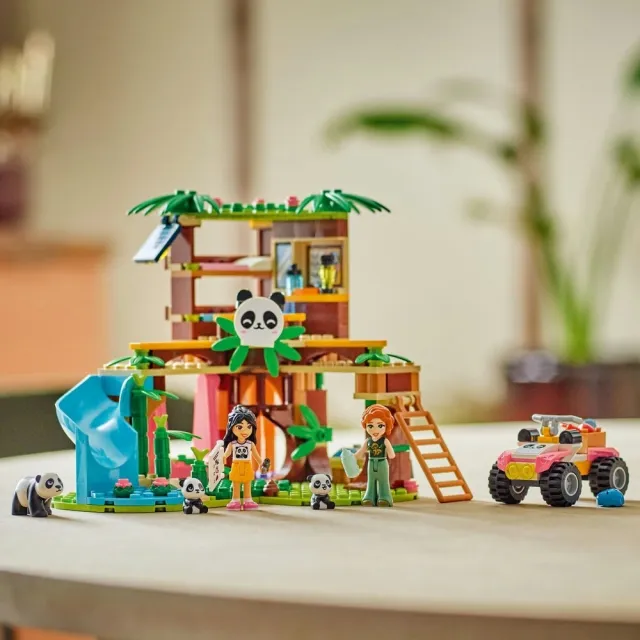 【LEGO 樂高】Friends 42648 熊貓保護區動物照顧趣(娃娃屋 家家酒 兒童玩具 角色扮演 益智積木 禮物 7歲)