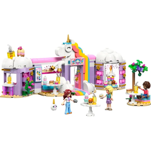 【LEGO 樂高】Friends 42684 獨角獸夢幻咖啡廳(娃娃屋 家家酒 互動玩具 兒童玩具 角色扮演 益智積木 禮物)
