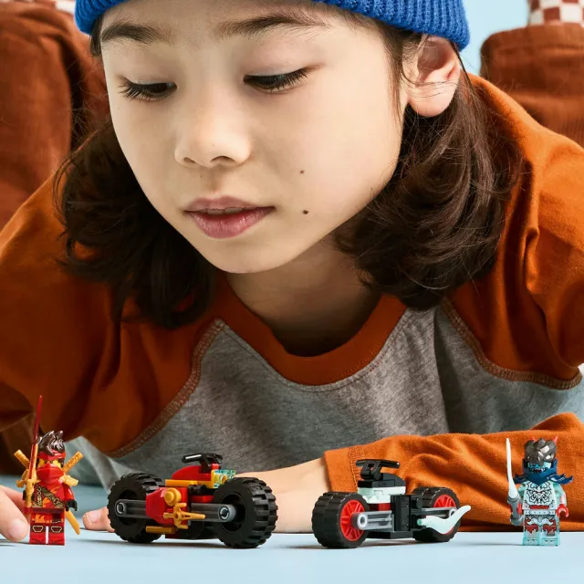 【LEGO 樂高】旋風忍者系列 71838 赤地的摩托車競速戰(機車 猛龍崛起 益智積木 兒童玩具 禮物 6歲以上)