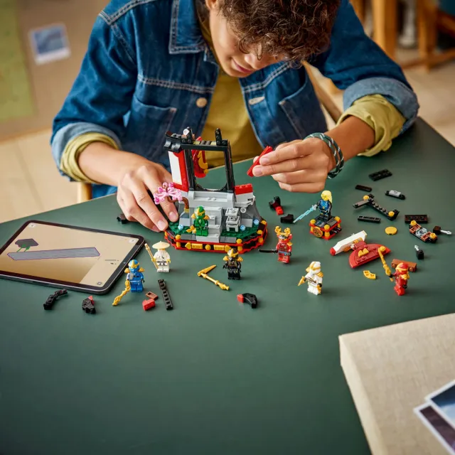 【LEGO 樂高】旋風忍者系列 71866 忍者角色擺飾 15 週年紀念版(機器人 兒童玩具 人偶 模型 積木 禮物 周邊)