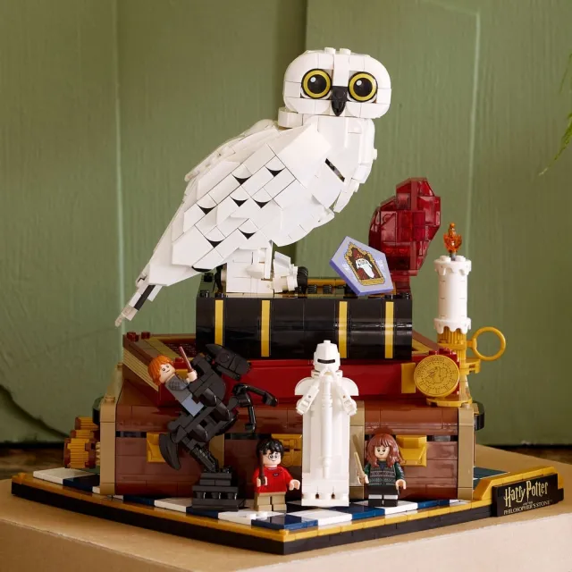 【LEGO 樂高】哈利波特系列 76466 魔法石－典藏版(Harry Potter 嘿美 玩偶 模型 收藏品 玩具積木 禮物)