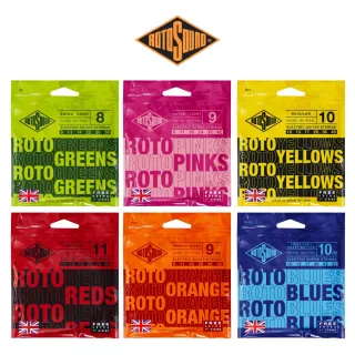 【ROTOSOUND】電吉他弦 10-46｜R10｜鍍鎳電吉他弦｜三入組｜英國製造