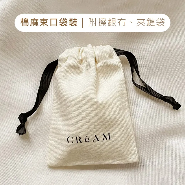 【CReAM】Double Cubic 西班牙純銀雙鑽鍍金色CZ鋯石女耳環