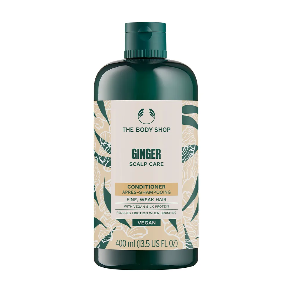 【THE BODY SHOP 美體小舖】薑根鏗活頭皮護髮乳-400ML