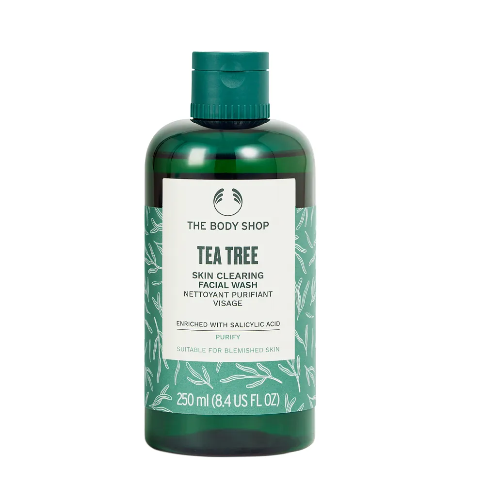【THE BODY SHOP 美體小舖】茶樹淨膚深層潔面膠-250ML(淨化毛孔)