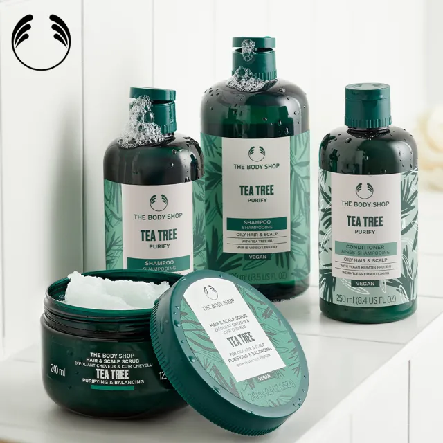 【THE BODY SHOP 美體小舖】茶樹淨化護髮乳-250ML