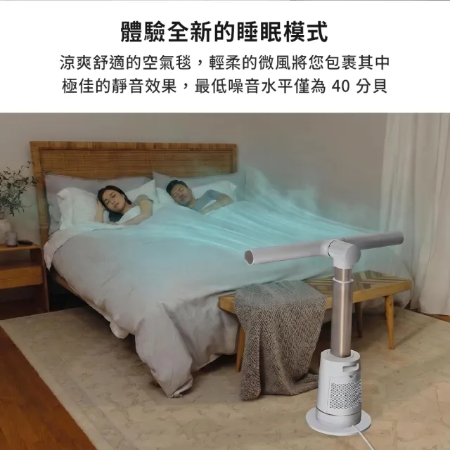 【Shark】TURBOBLADE TF200 360°送風3D雙氣流無葉風扇(循環扇／無葉風扇／塔扇／靜音風扇／電風扇)