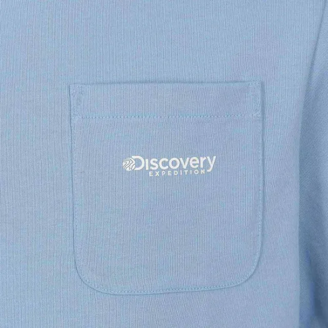 【Discovery Expedition】彩色雲朵圖案短袖T恤 上衣 (DXRS7N063-BLS)
