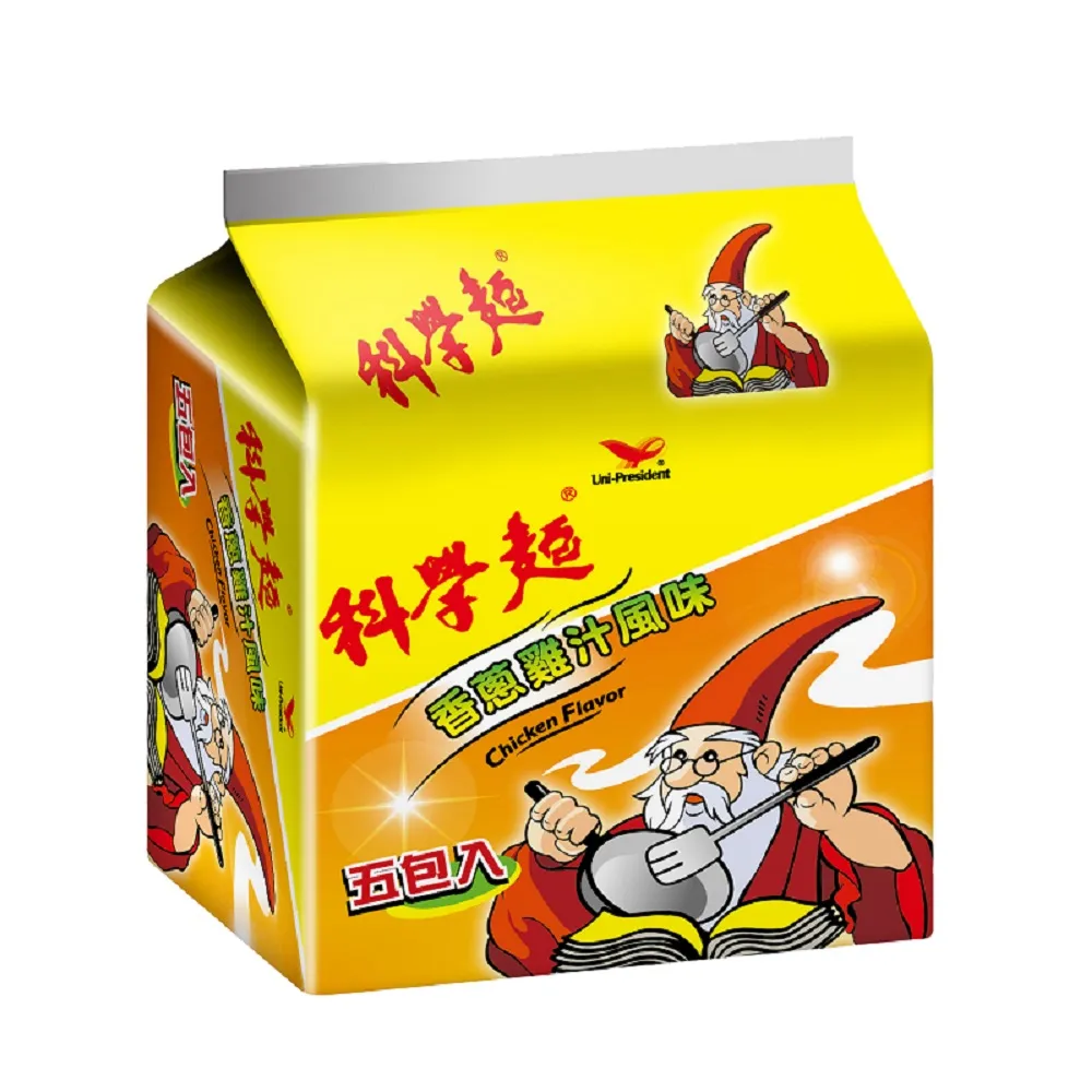 【統一】科學麵香蔥雞汁5入/袋 x2袋組 (中元)