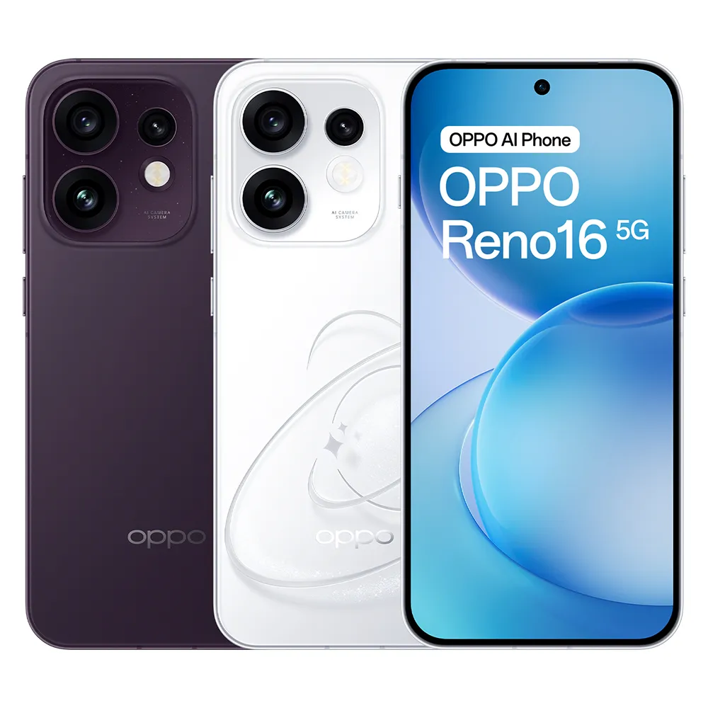 舊換新專屬賣場【OPPO】官方直營 Reno16 6.32吋(12G/256G/高通7Gen4/5000萬畫素主鏡頭)