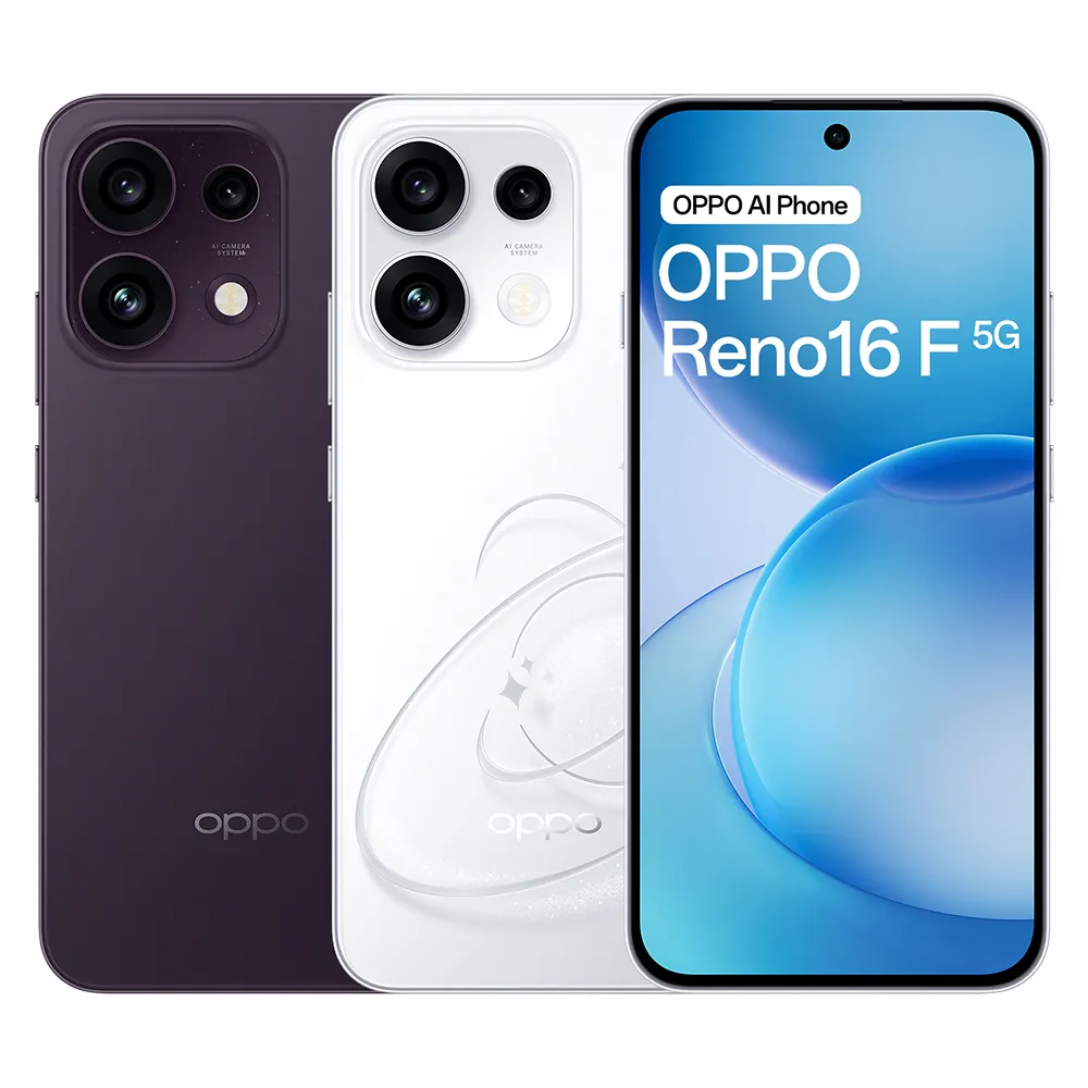 舊換新專屬賣場【OPPO】官方直營 Reno16 F 6.57吋(8G/128G/聯發科天璣7300/5000萬畫素主鏡頭)