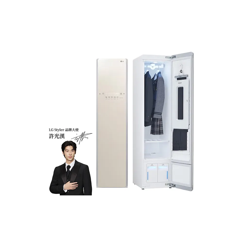 【LG 樂金】家電快配WiFi Styler 蒸氣電子衣櫥-亞麻紋象牙白(E523IR)