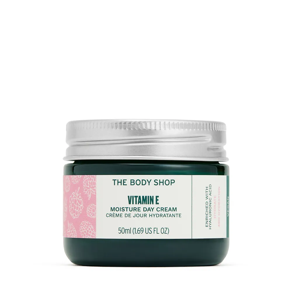 【THE BODY SHOP 美體小舖】維他命E保水日霜-50ML(乳霜/保水/保濕)