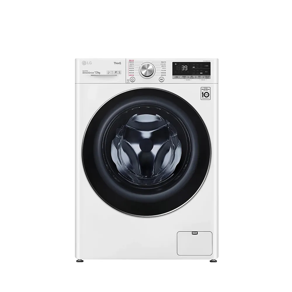 【LG 樂金】家電快配13+2公斤TWINWash◆WiFi蒸洗脫變頻滾筒洗衣機+蒸洗脫迷你洗◆白WD-S13VBW+WT-SD201AHW
