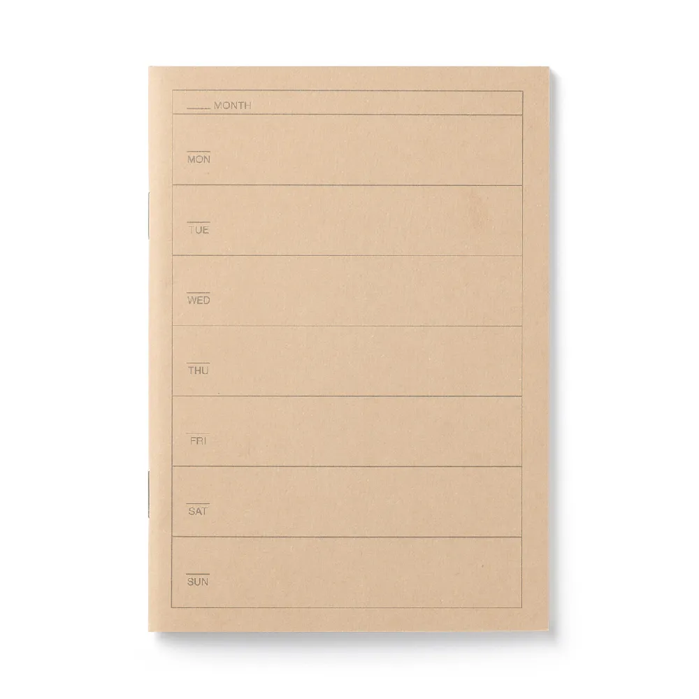 【MUJI 無印良品】筆記本.週間/32張.A6