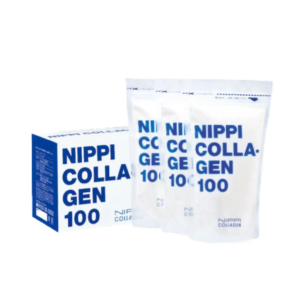 【NIPPI】100% 純膠原蛋白胜肽110gX3包(66天份/世界第一膠原蛋白/無雌激素/緩釋型)