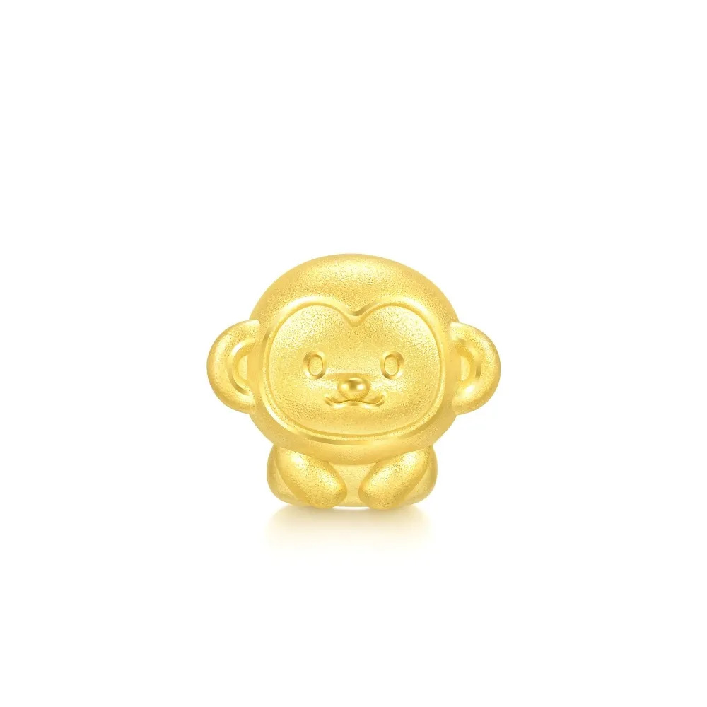 【點睛品】Charme Mini 十二生肖-猴 黃金串珠