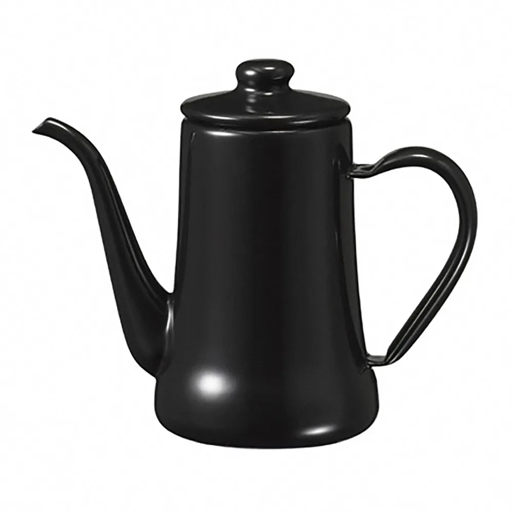 【JIA 品家】福利品-月兔印琺瑯手沖壺/細口壺/咖啡壺0.7L-黑色