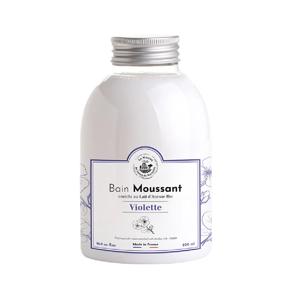 【PURESENCE 樸香氛】法國馬賽皂之家優雅紫羅蘭極潤護膚泡泡露(500ml)