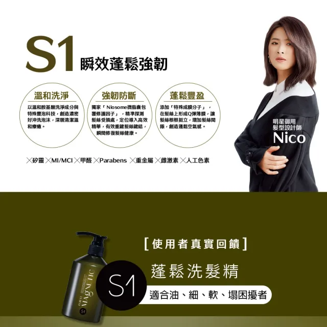 【FORTE】台塑生醫 Magnetic小磁瓶洗髮精500g 三入組(3款任選/官方直營)