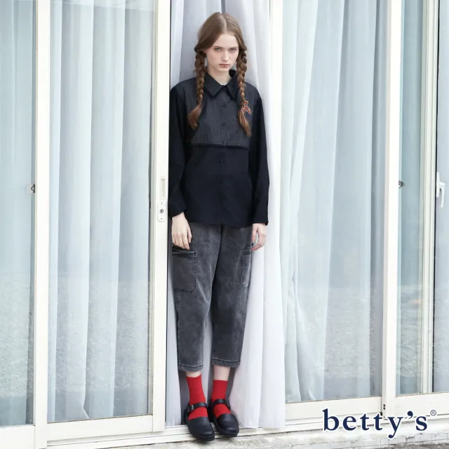 【betty’s 貝蒂思】帥氣工裝造型牛仔長褲(共二色)