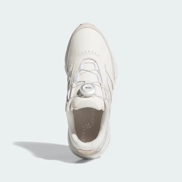 【adidas 愛迪達】Zoysia BOA 女 高球鞋 無釘 皮革 白 粉紅(JI4010)