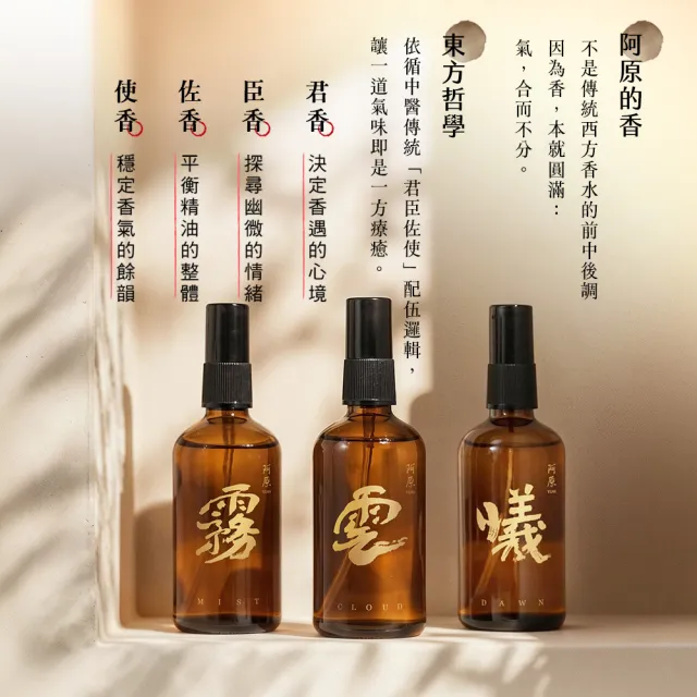 【阿原】情境香霧-雲/霧/曦-100mL