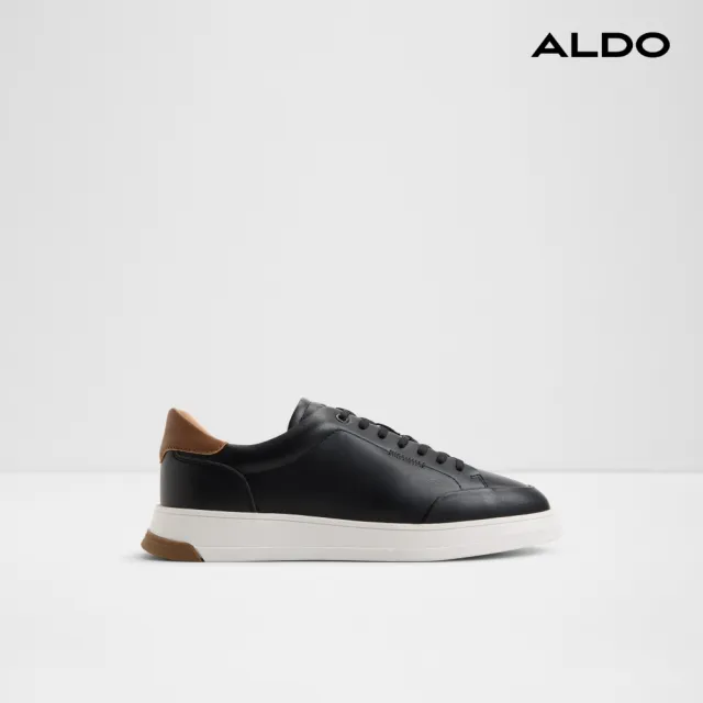 【ALDO】ANDRY-質感撞色後跟休閒鞋-男鞋(黑色)
