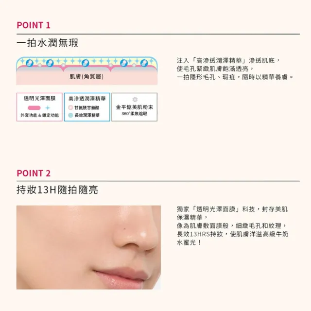 【MAQuillAGE 心機彩妝】牛奶氣墊粉餅粉盒組(水蜜光精華無瑕氣墊)