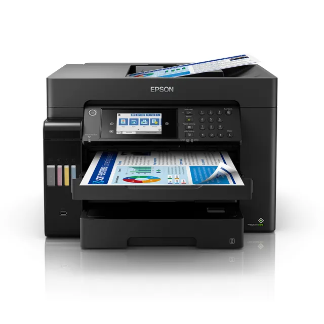 【EPSON】官方直營 L15160 四色防水高速A3+WIFI智慧遙控連供影印機(傳真/自動雙面掃描影印/A3滿版列印)