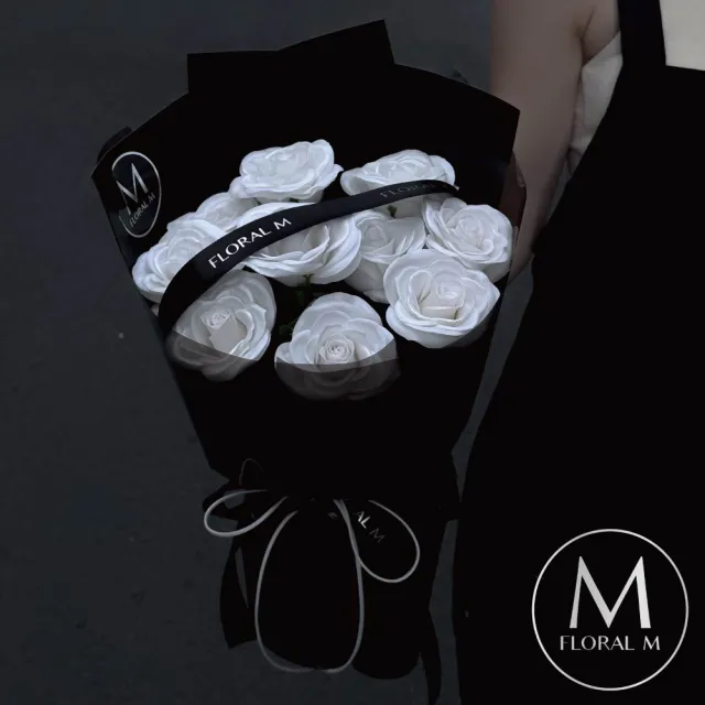 【Floral M】經典的愛小型香水玫瑰花束(情人節花束/告白禮物/求婚花束/鮮花花禮/香水花束/生日花束)