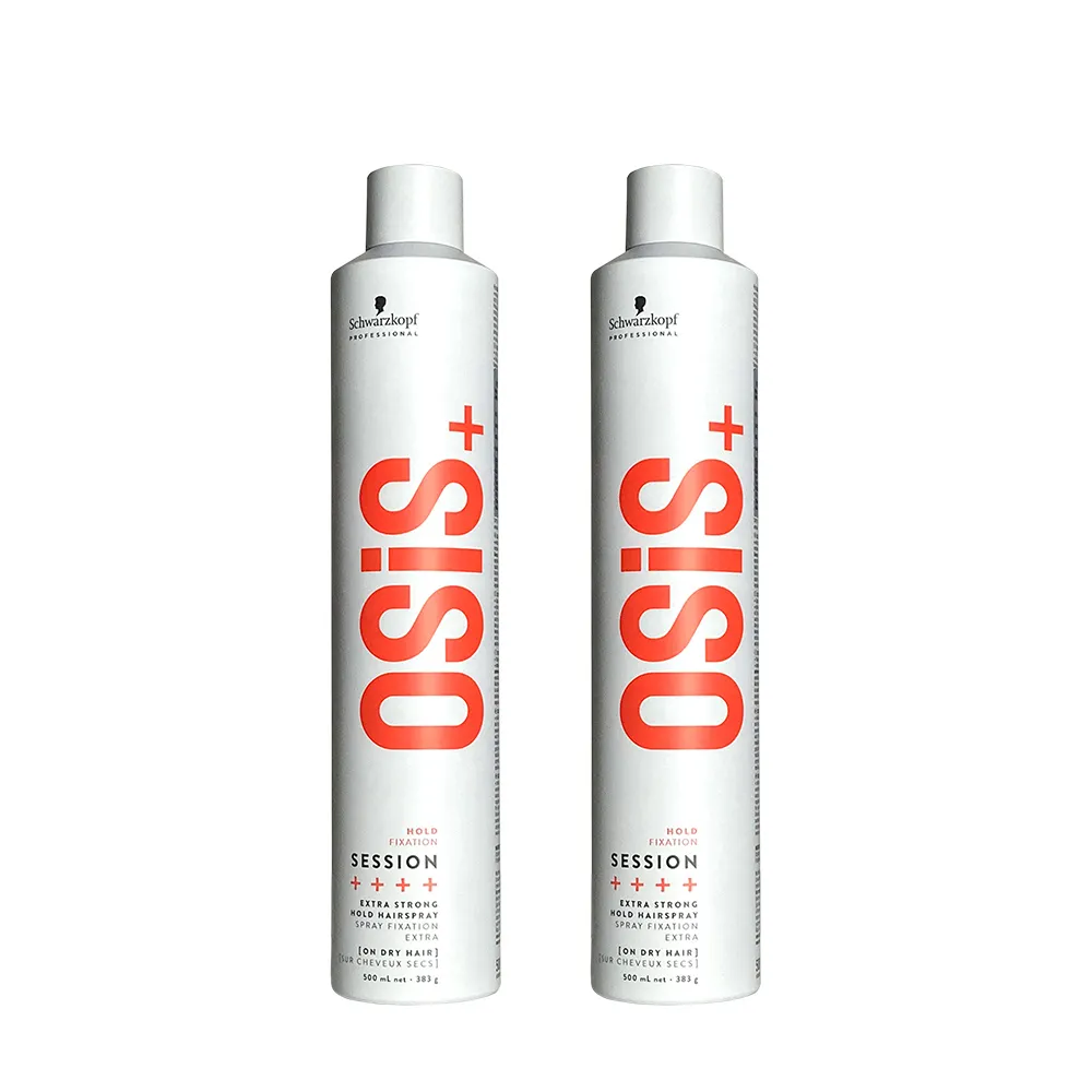 【Schwarzkopf 施華蔻】OSIS+ 黑炫風/黑旋風3號定型霧500ml買1送1(航空版)