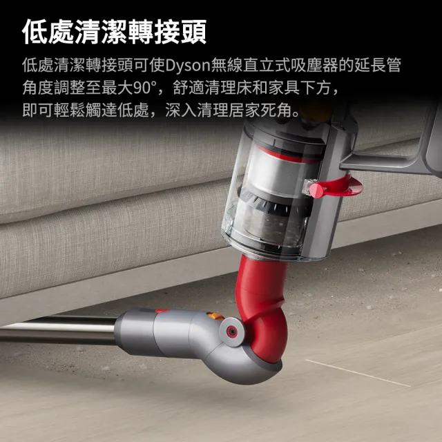 【dyson 戴森】V12 Fluffy Origin SV44 輕量無線吸塵器(銀灰色)