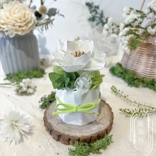 【The Forest 癒森林】夏戀神奈川擴香花贈5ml香氛油(居家香氛/送禮自用/居家擺飾/無火香氛)