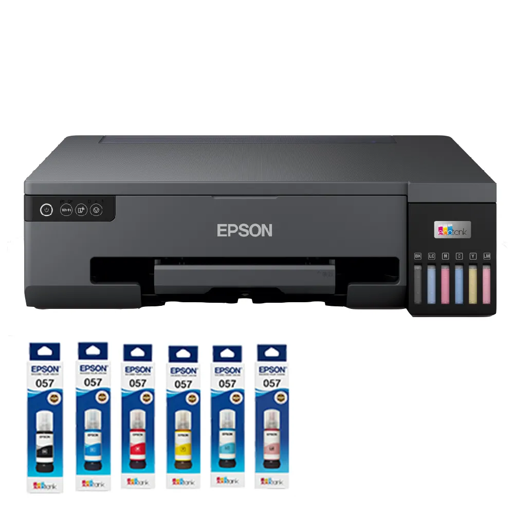 【EPSON】官方直營 搭1組T09D原廠六色墨水組★L18050 A3+六色連續供墨相片/光碟/ID卡印表機