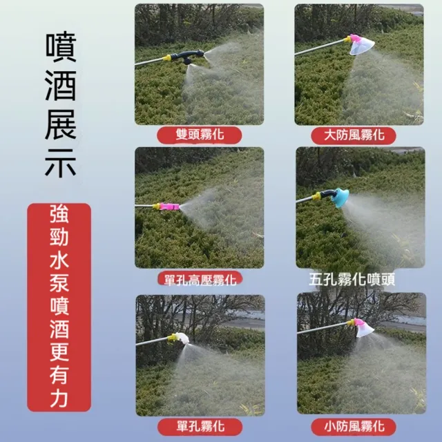 【TSUKUMI 津久見】20L電動噴霧器 農用打藥機 60A電池 充電背負式噴壺 電動噴灑器