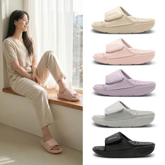 【Paperplanes】韓國空運。體足按摩支撐男女同款減壓拖鞋/美體鞋(7-1607/現+預)