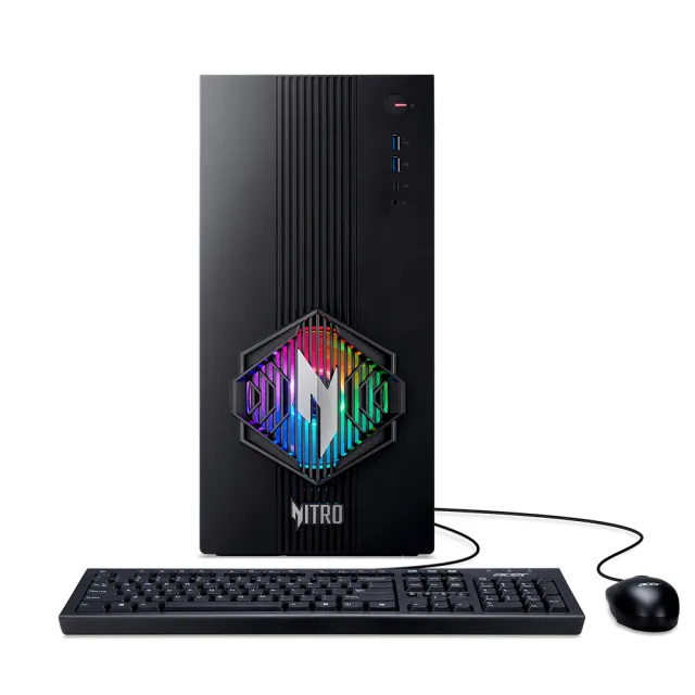【Acer 宏碁】R7 RT9070XT 電競電腦(N30-100/R7-8700F/32GB/1TB/RX9070XT/W11)