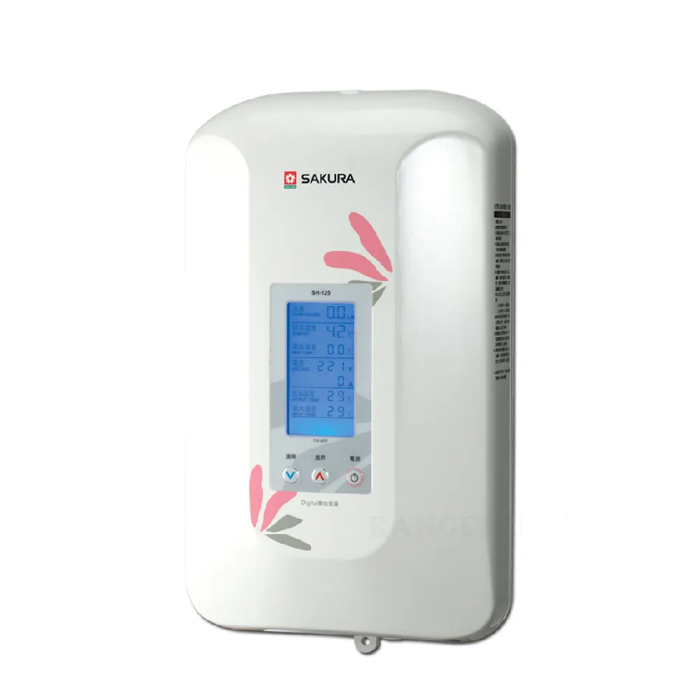 【SAKURA 櫻花】瞬熱式_數位恆溫電熱水器(SH-125__原廠保固)