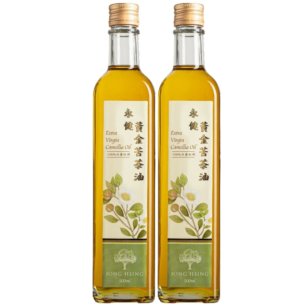 【Castelvetere 永健】特級初榨冷壓苦茶油500mlx2瓶(ω-9不飽和脂肪高達80%以上)
