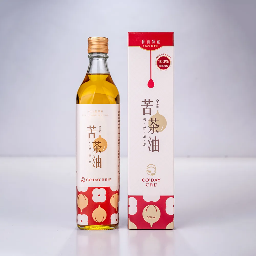 【梅山茶油合作社】好日籽苦茶油500ml(可生飲/CODAY好日籽)