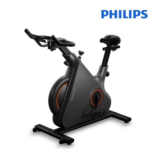 【Philips 飛利浦】FIT3104B3 飛利浦智發電訓練單車-小野馬Pro(32段阻力/人體工學3D座墊/免插電/包覆飛輪)