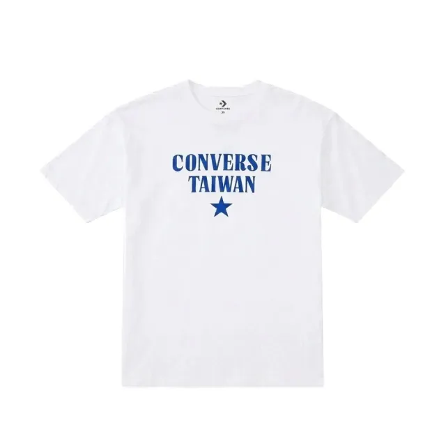 【CONVERSE】TW City Tee 男款 白色 運動 休閒 圓領 上衣 短袖 UCJ766-001