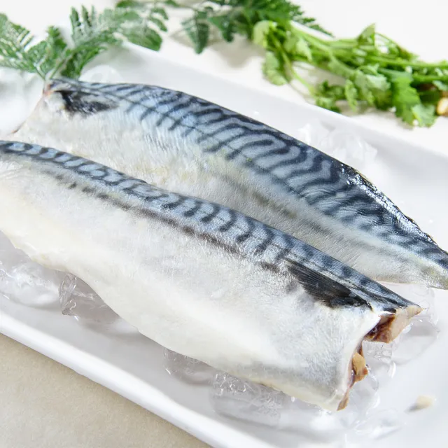 【鮮綠生活】挪威薄鹽鯖魚規格M 共7包(毛重170g-200g/包 淨重135g-165g/片)