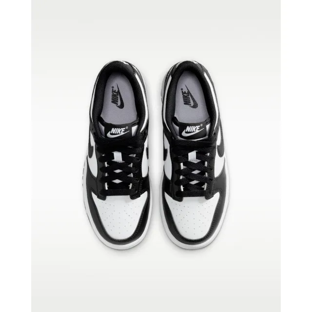 【NIKE 耐吉】運動鞋 休閒鞋 中大童鞋 女鞋 NIKE DUNK LOW GS 板鞋 經典 熊貓 黑白 (IU7766100)