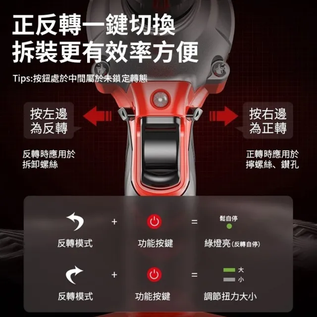 【DOMU 東牧】電動扳手 衝擊扳手 汽修扳手 拆機車傳動 汽修架子木工扳手 2480N無刷款五節電芯（兩電）