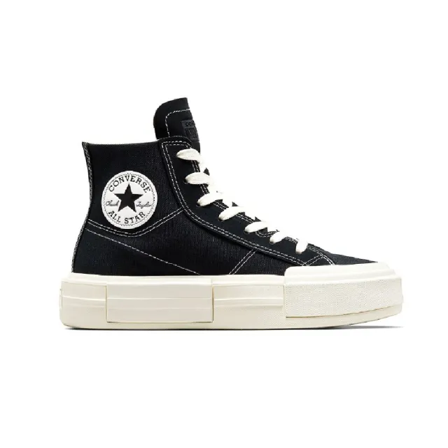 【CONVERSE】美國Converse高筒復古厚底解構鞋 帆布鞋-黑色