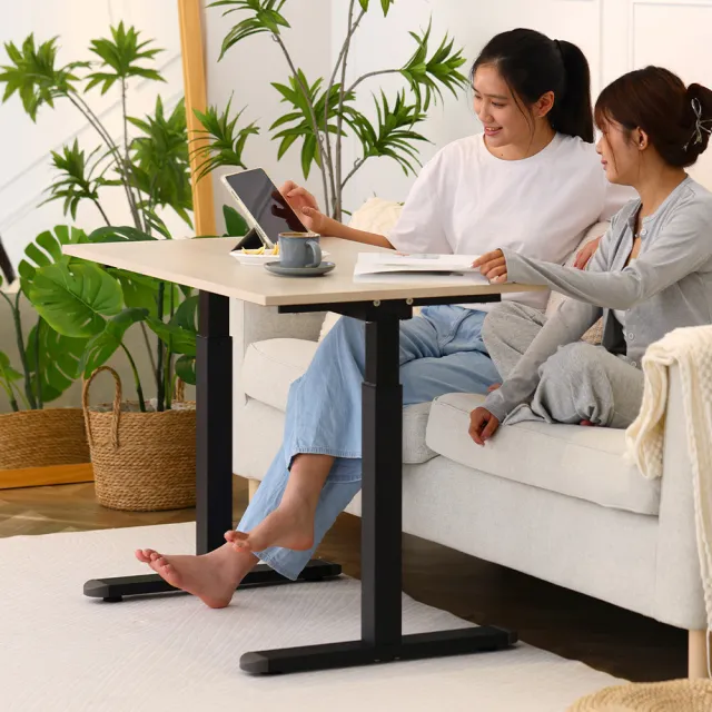 【KAKU 健康生活】[自由配]寬域全能氣壓升降桌-矮桌 140x72cm(臺灣製造/五年保固/書桌/辦公桌/工作桌)